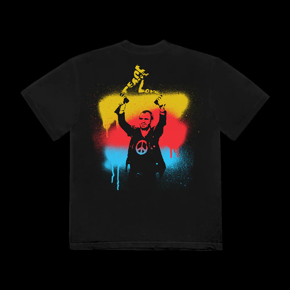 Black T-Shirts - Ringo Starr